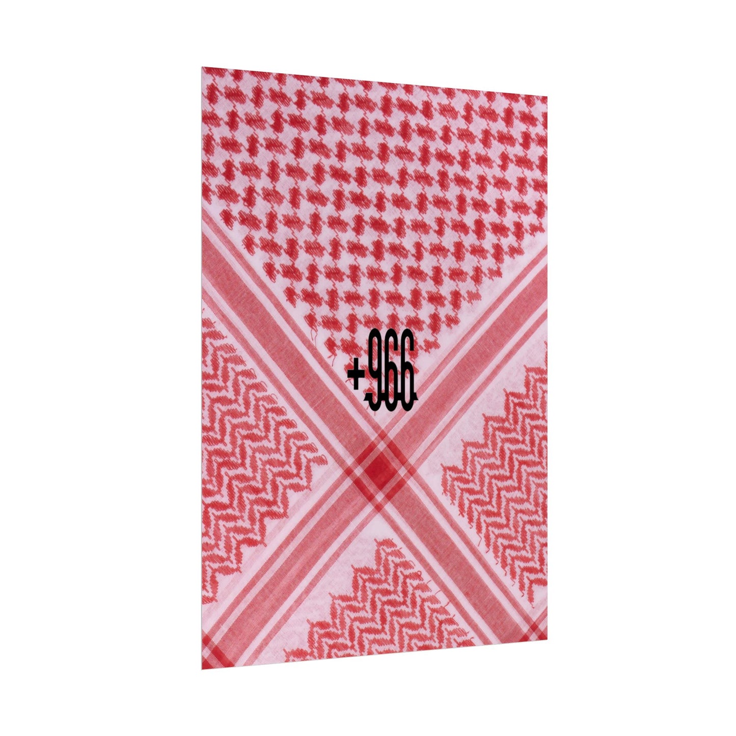 +966 with Bazma: Merch Inspired by the Heart of Saudi Arabia "Rolled Posters"