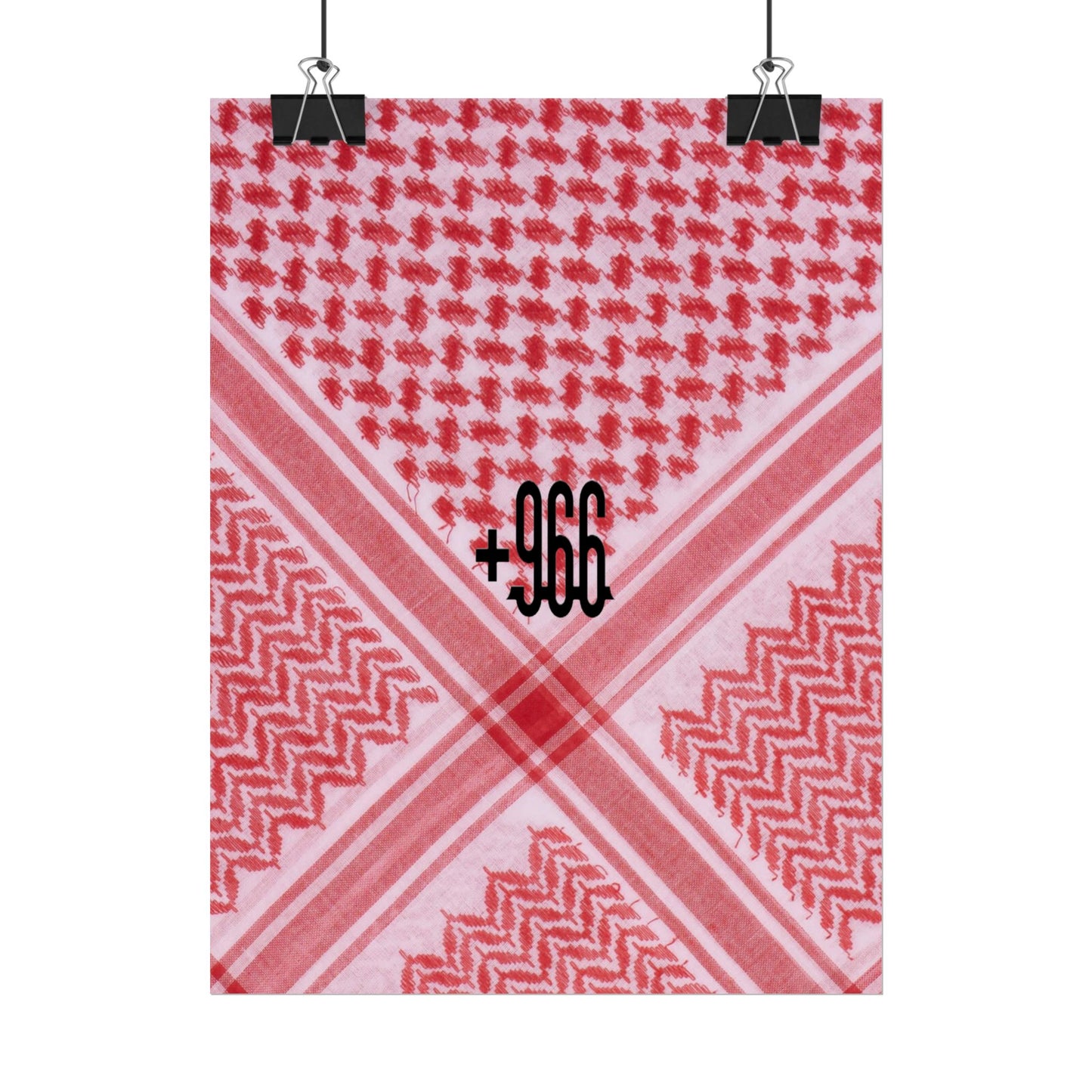 +966 with Bazma: Merch Inspired by the Heart of Saudi Arabia "Rolled Posters"