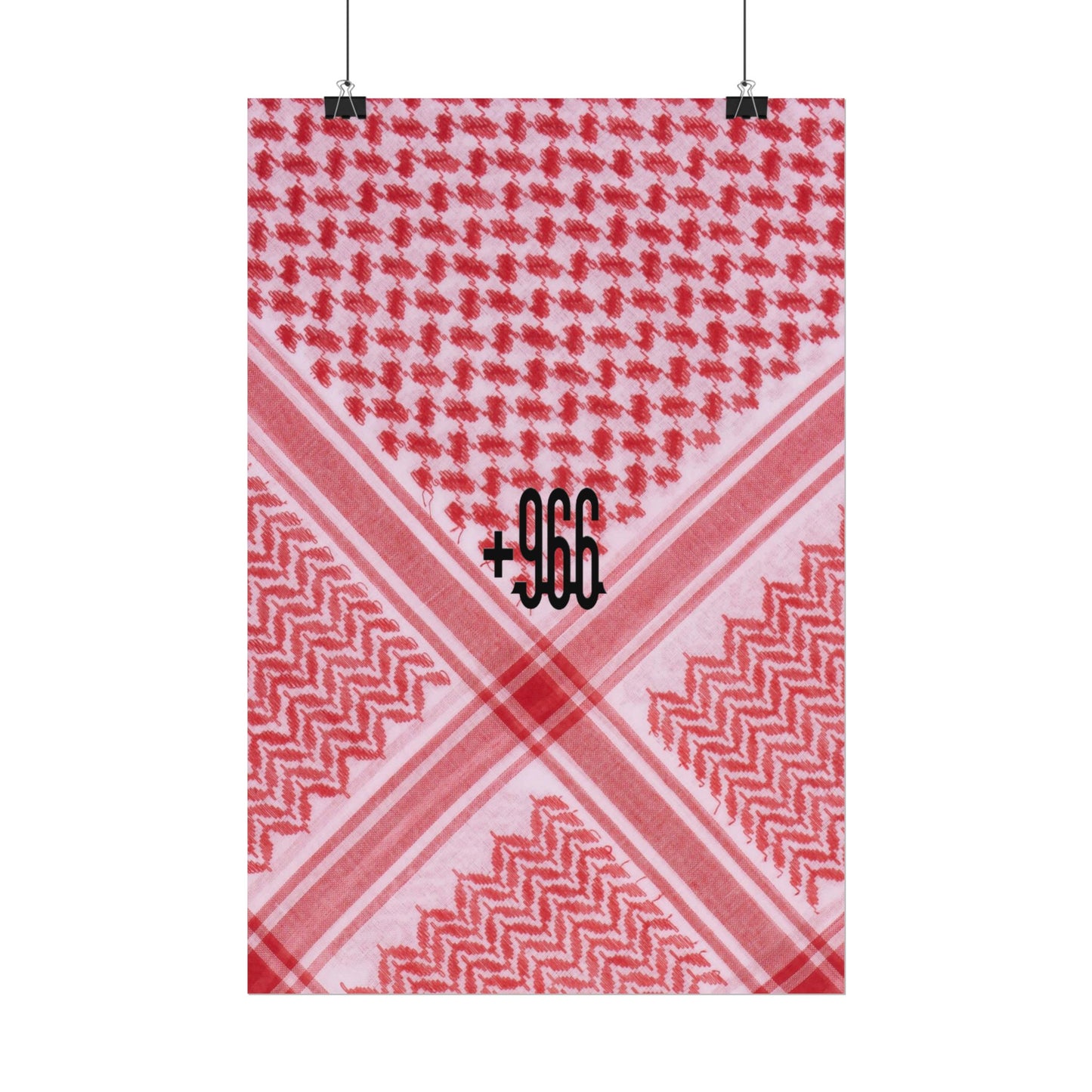 +966 with Bazma: Merch Inspired by the Heart of Saudi Arabia "Rolled Posters"