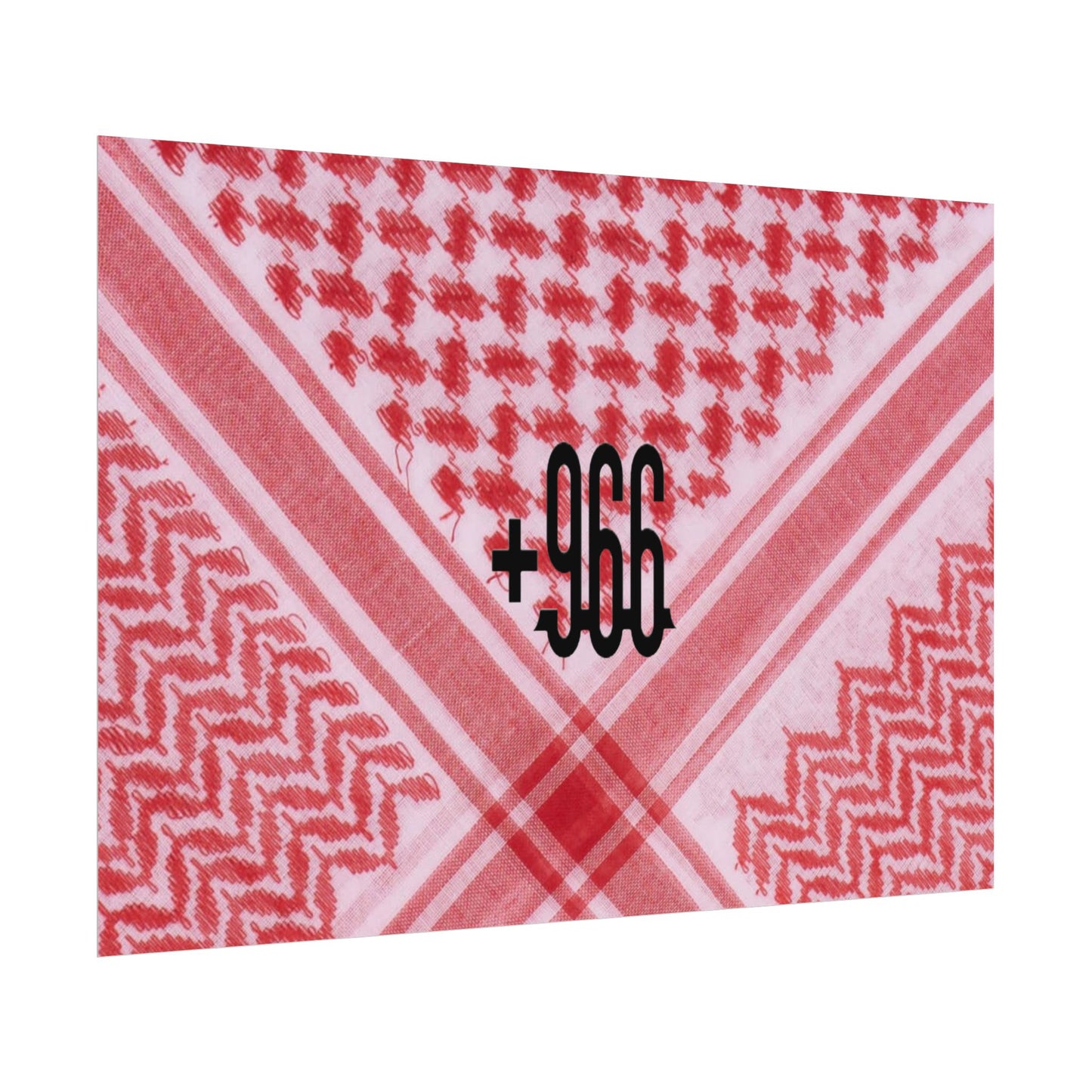 +966 with Bazma: Merch Inspired by the Heart of Saudi Arabia "Rolled Posters"