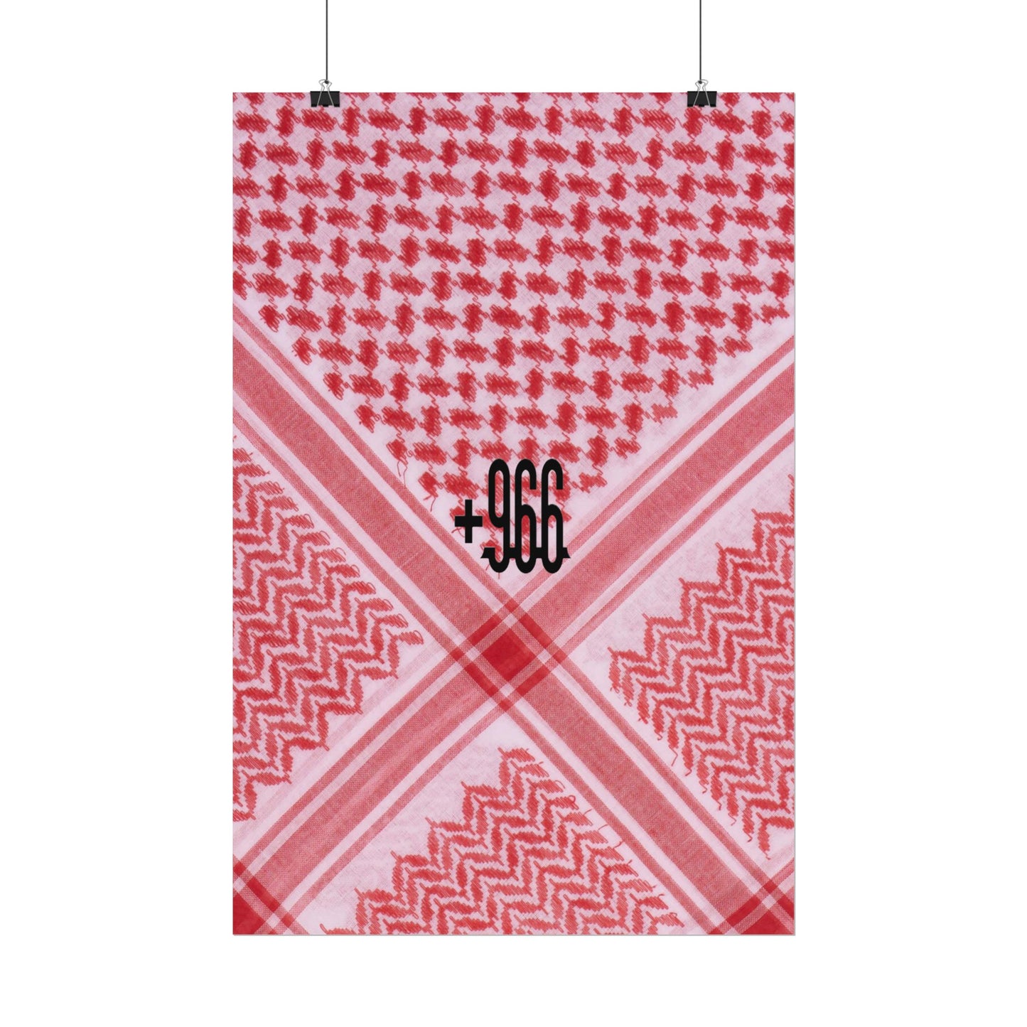 +966 with Bazma: Merch Inspired by the Heart of Saudi Arabia "Rolled Posters"