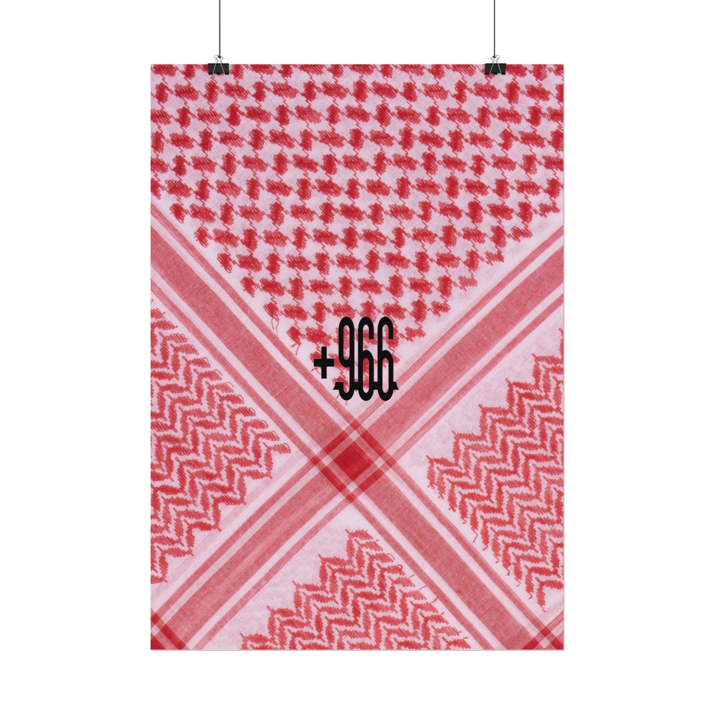 +966 with Bazma: Merch Inspired by the Heart of Saudi Arabia "Rolled Posters"