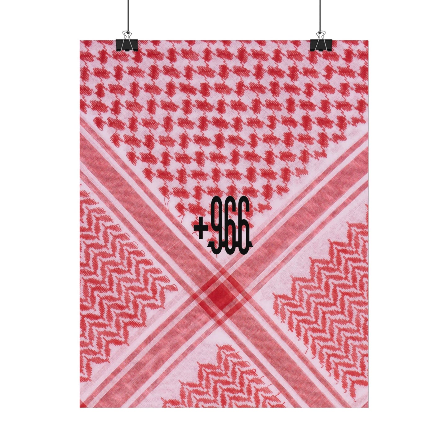 +966 with Bazma: Merch Inspired by the Heart of Saudi Arabia "Rolled Posters"