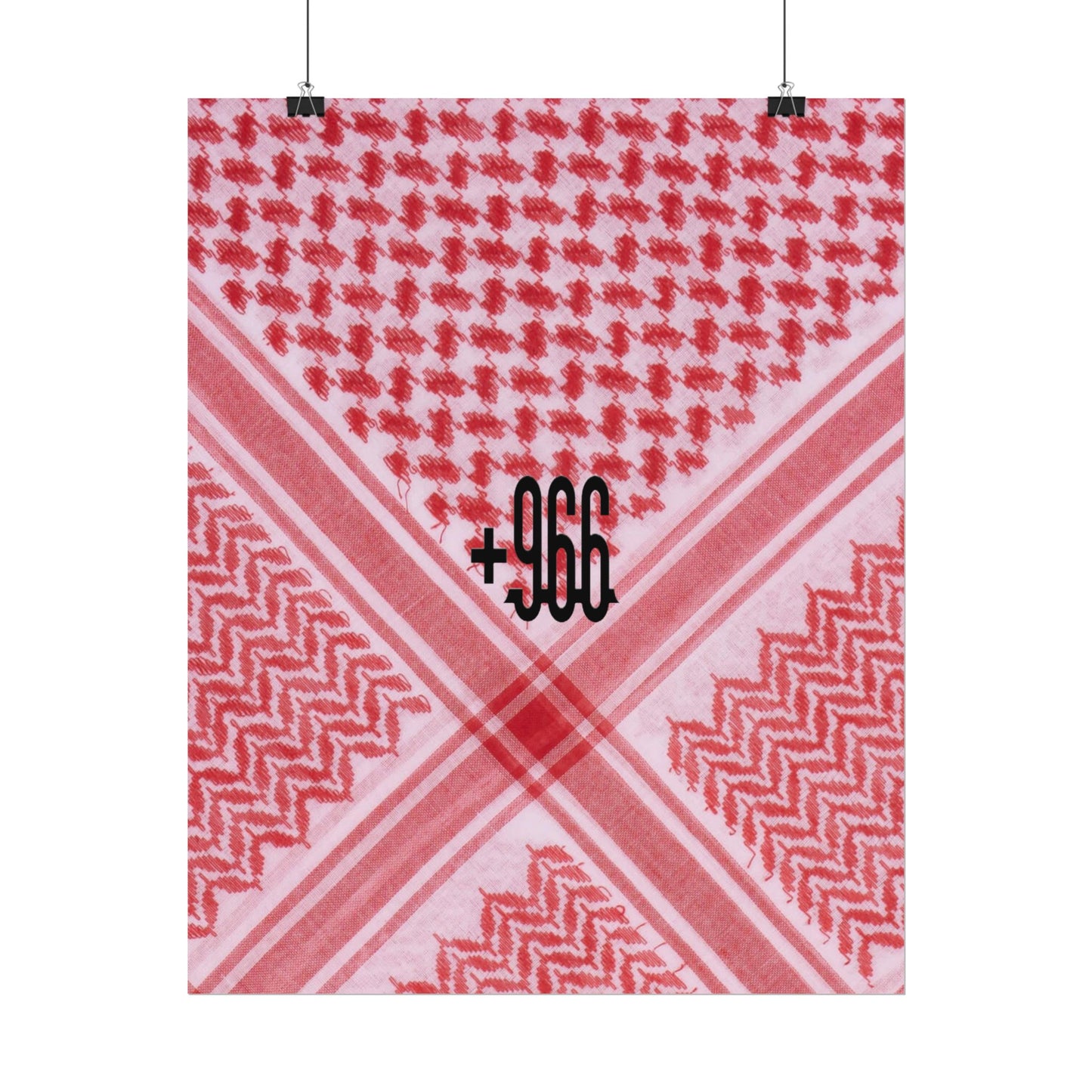 +966 with Bazma: Merch Inspired by the Heart of Saudi Arabia "Rolled Posters"