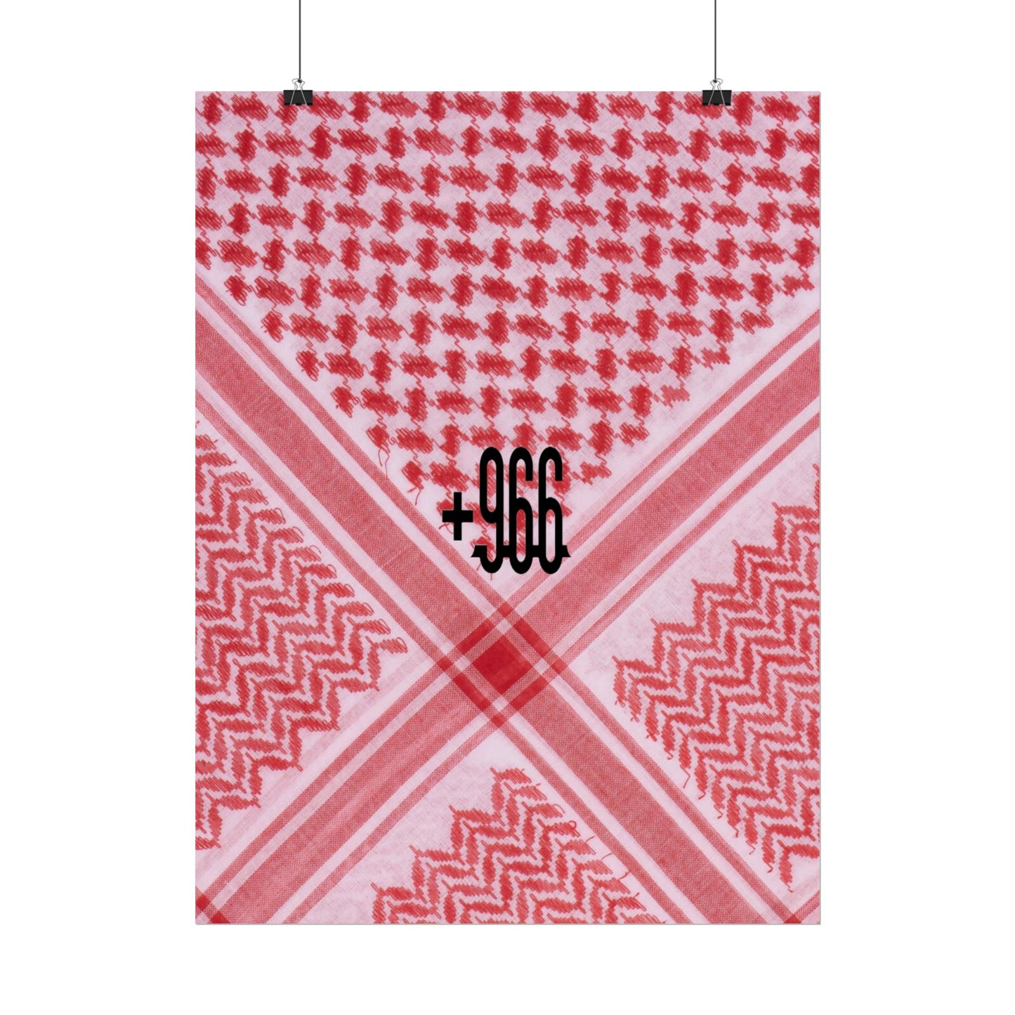 +966 with Bazma: Merch Inspired by the Heart of Saudi Arabia "Rolled Posters"