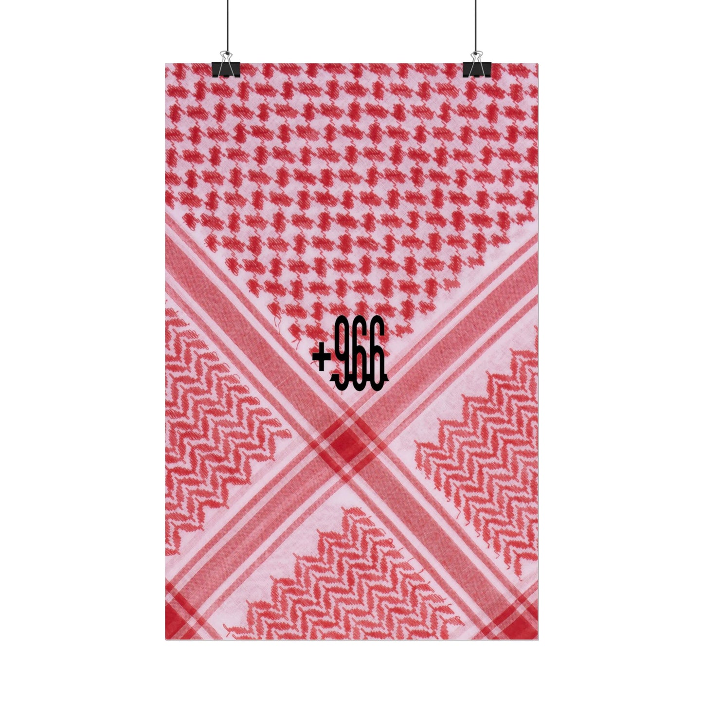 +966 with Bazma: Merch Inspired by the Heart of Saudi Arabia "Rolled Posters"