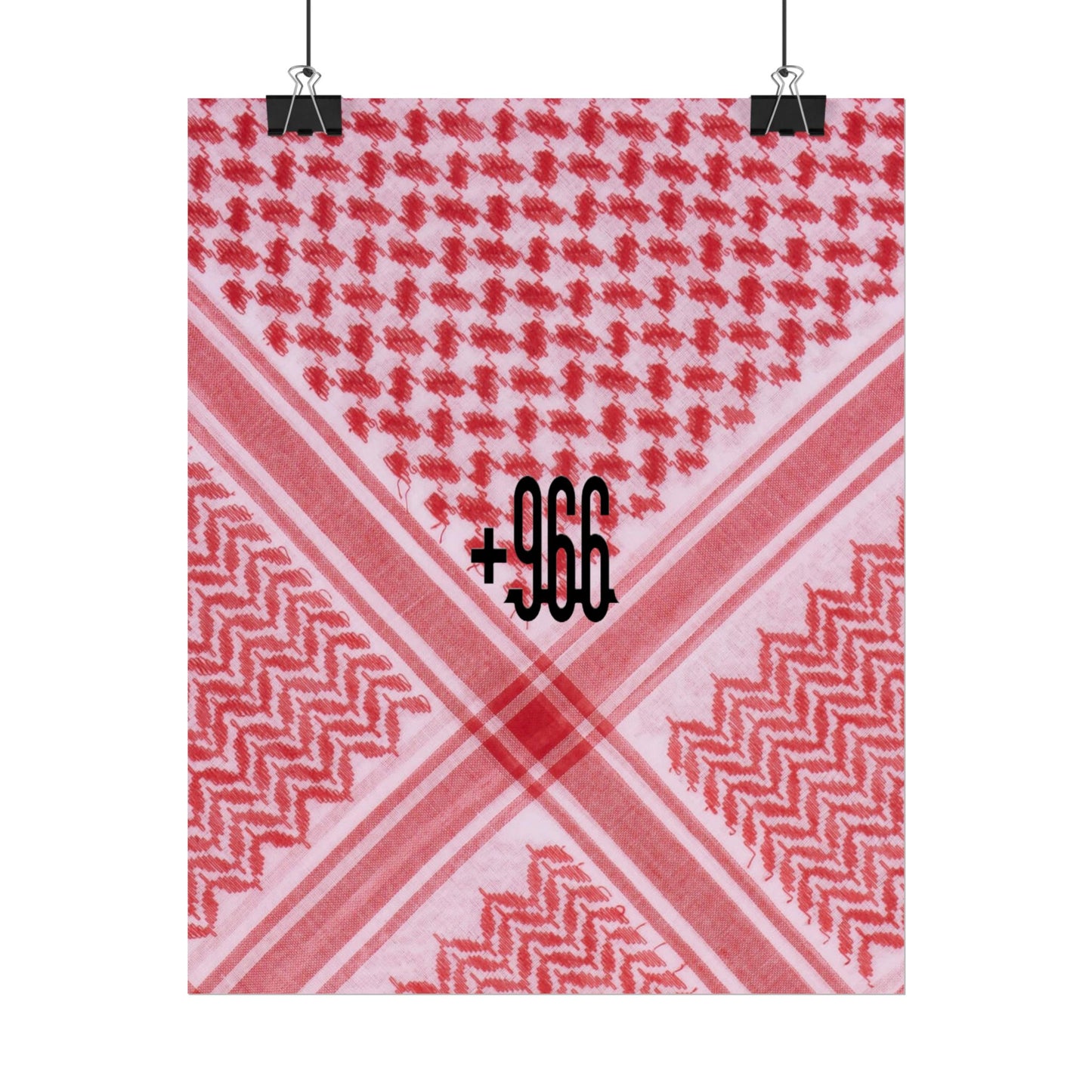 +966 with Bazma: Merch Inspired by the Heart of Saudi Arabia "Rolled Posters"